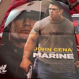 WWE The Marine Poster - Red and Gray